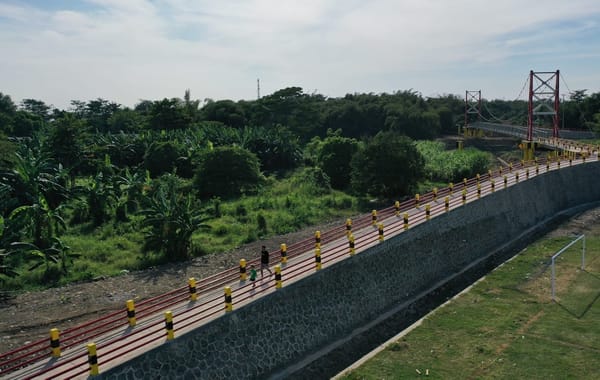 Pembangunan 43 Jembatan Gantung Tahun 2025, Dipercepat Progres Fisik Capai 81 Persen