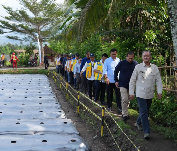 Rehabilitasi Jaringan Irigasi Sesaot  Lombok Libatkan Masyarakat Lokal