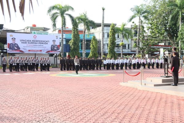 Polres Karimun Gelar Upacara Sumpah Pemuda Ke-97