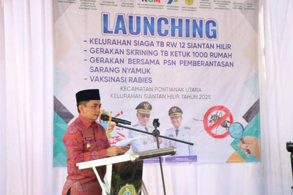 Gerakan Ketuk 1000 Pintu Menuju Kota Pontianak Bebas TBC dan Penyakit Menular