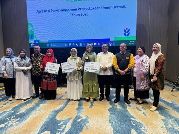 Perpustakaan Fitrah Berkah Insani Pontianak Raih Juara 1 Nasional Wilayah 3