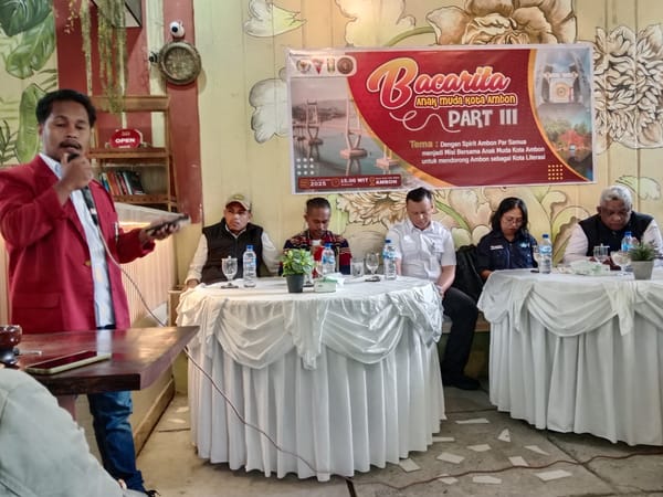 Pemkot Ambon Dukung Spirit Anak Muda Jadikan Ambon Kota Literasi