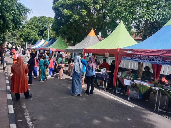 Pasar Bela Negara: Bersinergi Wujudkan Ketahanan Ekonomi