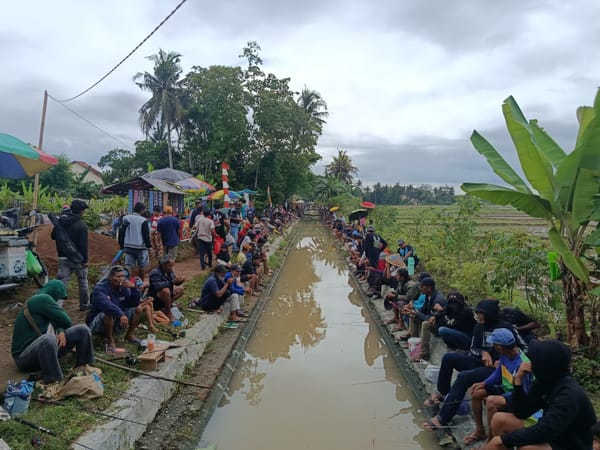 Spot Terpanjang, Antusias Terbesar: Serunya Lomba Mancing di Gunung Bawang