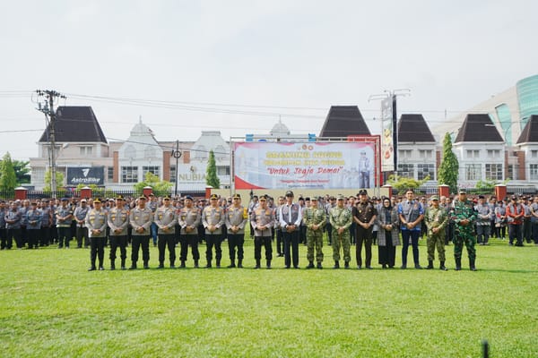 Hadiri Apel Srawung Agung di DIY, Kapolri: Sinergi dengan Warga Jaga Keteraturan Sosial