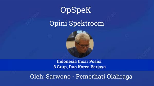 Indonesia Incar Posisi 3 Grup, Duo Korea Berjaya