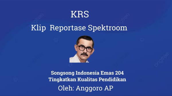 Klip Reportase Spektroom