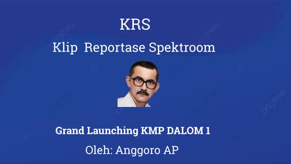 Grand Launching KMP DALOM 1