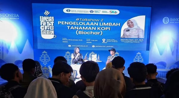 Di Paviliun Kopi BI, Bisa Belajar Mengolah Limbah Kopi Jadi Produk Hijau
