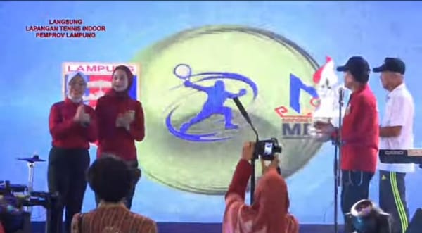 Pemerintah Provinsi Lampung Tetap Komitmen Dukung Dunia Olahraga, Terutama Tenis