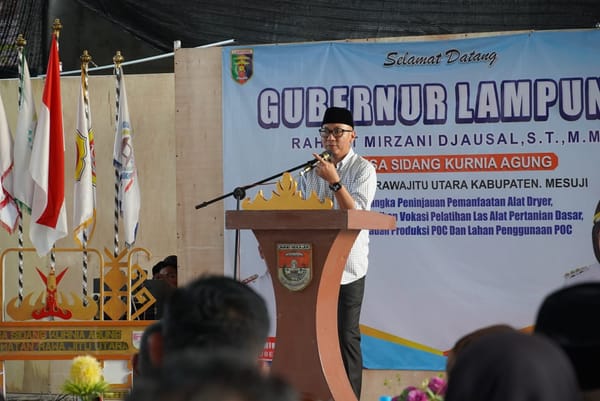 Pemprov Lampung Dorong Pemerataan Pembangunan Hingga ke  Pedesaan