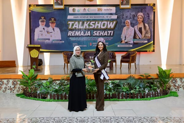 Putri Indonesia Asal Banyuwangi Berbagi Pengalaman, Rintis Program Advokasi Remaja