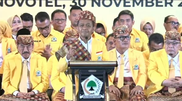 Ketum Partai Golkar Bahlil Lantik Pengurus DPD I Partai Golkar Lampung