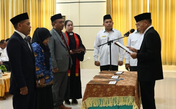 Lantik Pejabat Manajerial Pengawas, Kakanwil Minta Jangan Ada Ketegangan di Lingkungan Kerja