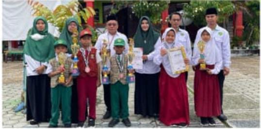 Tiga Pesdik MIN 2 Palangka Raya Raih Dua Medali Emas, Satu Perak, dan Golden Tiket KMSI Nasional 2025