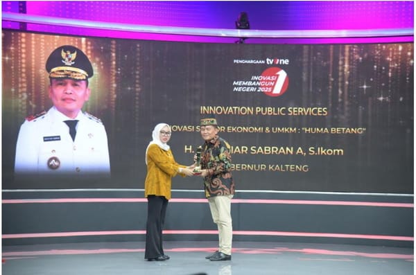 Huma Betang Night Antarkan Gubernur Agustiar Sabran Raih Penghargaan Budaya dan Ekonomi TVOne