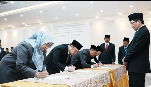 HM Yusi Abdhian Resmi Pimpin Kemenag Kalteng: Siap Lanjutkan Program Prioritas dan Perkuat Moderasi Beragama