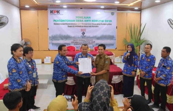 Desa Sungai Undang Toreh Nilai Memuaskan, Jadi Role Model Desa Antikorupsi Kalteng 2025