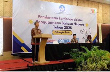 Pengutamaan Bahasa Negara, Balai Bahasa Kalteng Tegaskan Ketertiban Berbahasa di Ruang Publik