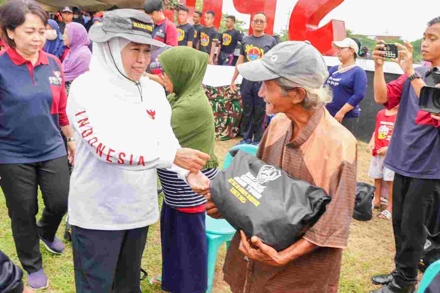 Gub Khofifah di Inagurasi Pasmar 2, Tekankan Sinergi  TNI dan Pemda Perkuat Ketahanan Pangan Nasional