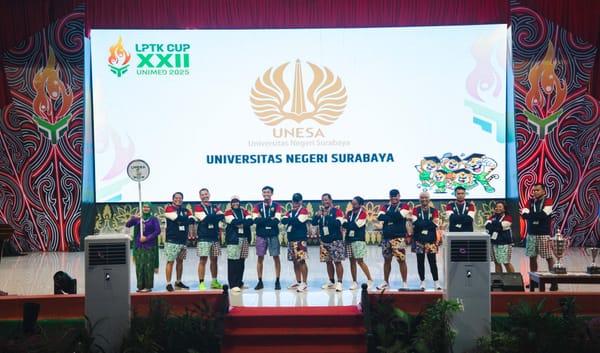Kontingen Unesa Berlaga di LPTK CUP XXII, Rektor Ingatkan Junjung Tinggi Nilai Sportivitas.