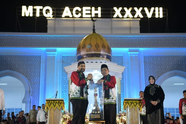 Gubernur Mualem Buka MTQ XXXVII Aceh di Pidie Jaya