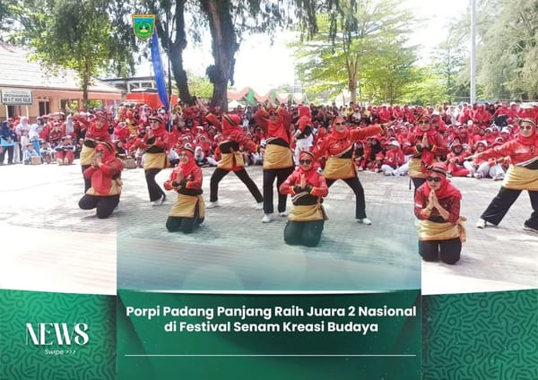 Porpi Padang Panjang Raih Juara 2 Nasional di Festival Senam Kreasi Budaya
