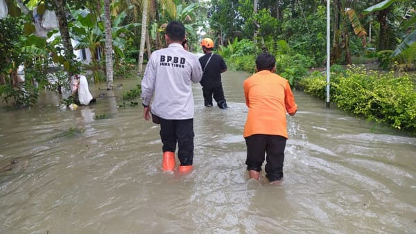 Empat Desa di Jember Terendam Banjir Akibat Hujan Lebat