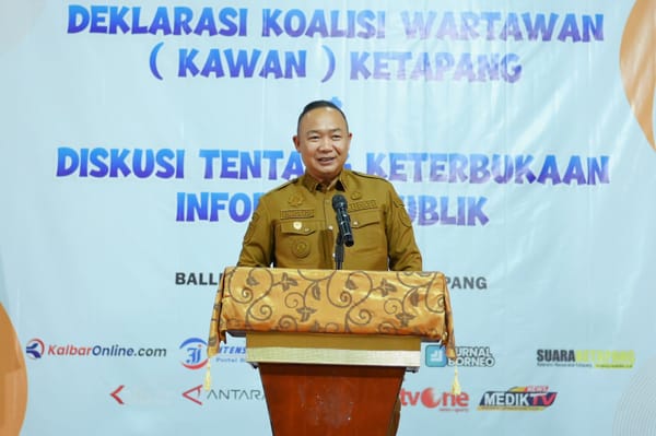 Bupati Ketapang Dukung Pembentukan Koalisi Wartawan (KAWAN)