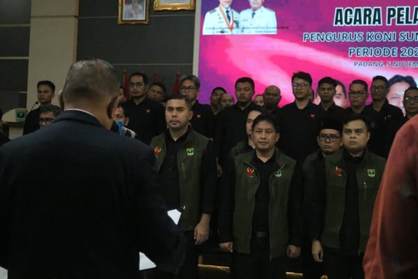 Trio Pimpinan KONI Sumbar Fokus Kawal Bonus Atlet dan Persiapan Porprov 2026