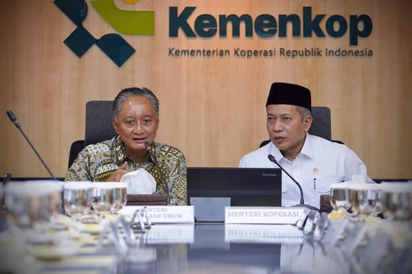 Menkop dan Menteri PU  Lakukan Harmonisasi Langkah Percepatan Pembangunan Kopdes Merah Putih