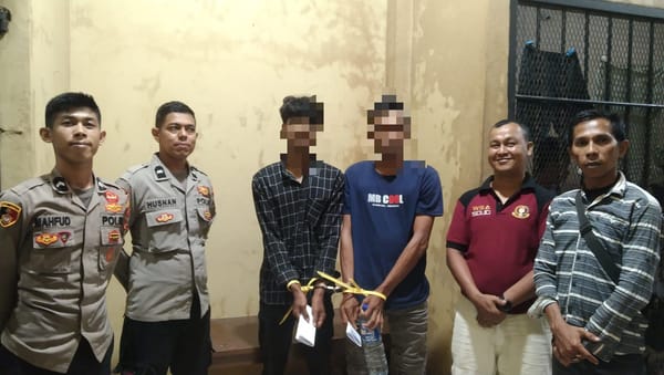 Terlibat Kasus Pencurian, Dua Residivis di Pijay Kembali Berurusan dengan Polisi