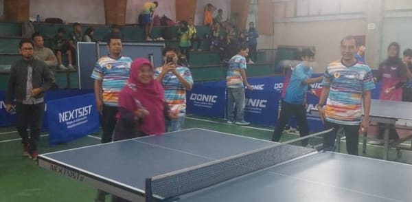 Kejuaraan Daerah Tenis Meja se Sumatra Barat di GOR Atas Ngarai Bukittinggi Berlangsung Meriah