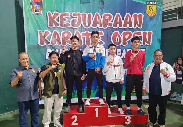 1.946 Karateka se Sumatera dan Malaysia Berlaga di Kejuaraan Karate Open Piala Wali Kota Padang