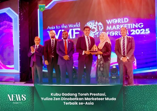 Kubu Gadang Padang Panjang Toreh Prestasi, Yuliza Zen Dinobatkan Marketeer Muda Terbaik se-Asia