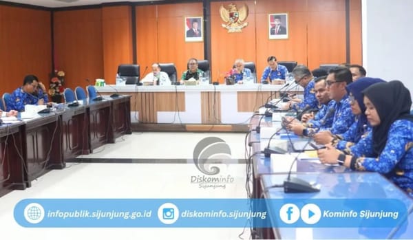 Pemkab Sijunjung Gelar Rapat Koordinasi Percepatan Penyelesaian Status Tanah Kawasan Transmigrasi Muaro Takung
