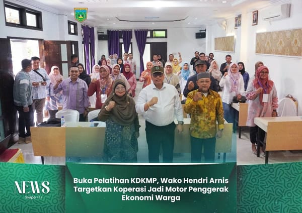 Buka Pelatihan KDKMP, Wako Hendri Arnis Targetkan Koperasi Jadi Motor Penggerak Ekonomi Warga