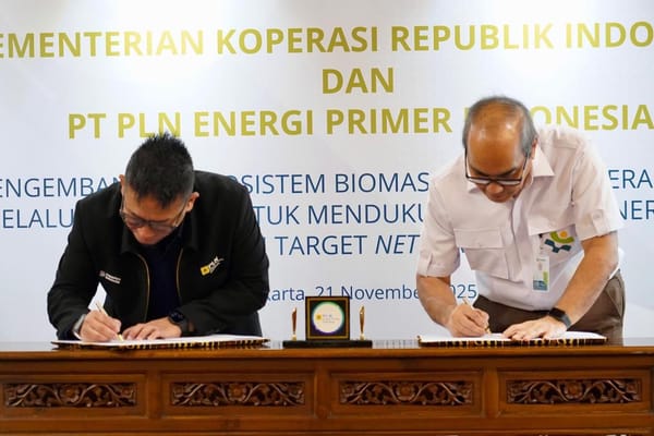 Kemenkop dan PLN EPI Jalin Kerja Sama Kembangkan Ekosistem Biomassa Berbasis Koperasi
