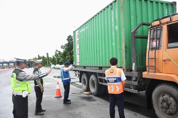 Jasa Marga Gelar Operasi Penertiban Kendaraan ODOL di Ruas Tol Belmera
