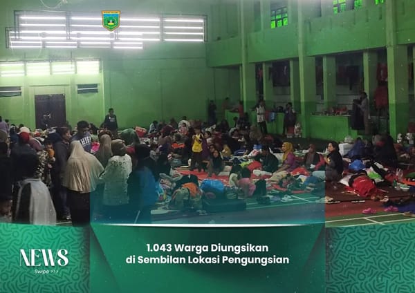 1.043 Warga Diungsikan di Sembilan Lokasi Pengungsian di Padang Panjang