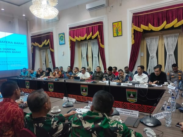 Percepat Penanganan Dampak Bencana, Pemprov Sumbar Gelar FGD Bersama Forkopimda