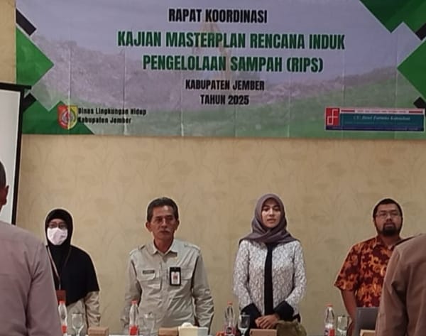 DLH Jember Rakor Kajian Masterplan Rencana Induk Pengelolaan Sampah