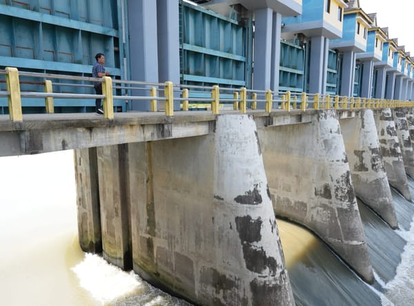 Bendung Wampu Dukung Konversi Lahan Perkebunan Sawit ke Pertanian Produktif  di Langkat