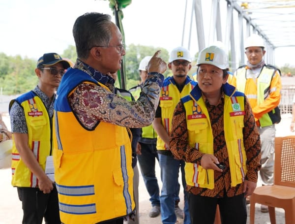 Warga Gresik Sebentar Akan Punya Jembatan  Baru Manyar Fungsional Awal Desember