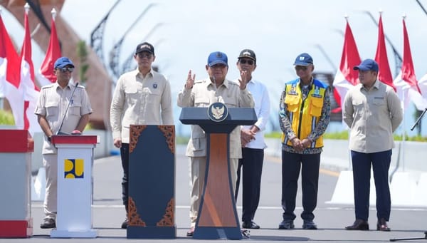 Presiden Prabowo: 5 Infrastruktur Konektivitas Dibangun Permudah Akses Rakyat di Daerah