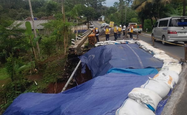 Kementerian PU Siapkan Jembatan Bailey Sepanjang 24 Meter Atasi Longsor Diarea Jembatan Cikaleho