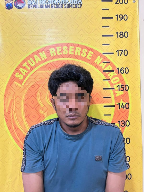 Satresnarkoba Polres Sumenep Ringkus Pengedar Sabu di Pamolokan