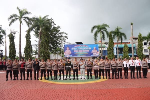 Apel Gelar Pasukan Operasi Zebra Seligi 2025 di Polres Karimun