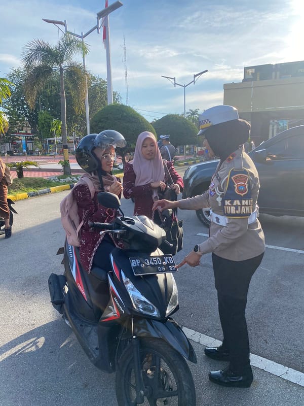 Satlantas Polres Karimun Gelar Pemeriksaan Kelengkapan Kendaraan