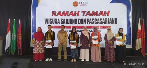Universitas Muhammadiyah  Sinjai UMSI Menggelar Ramah Tamah Wisuda Sarjana dan Pascasarjana Tahun Akademik 2024-2025, di Auditorium Andi Asikin Sinjai